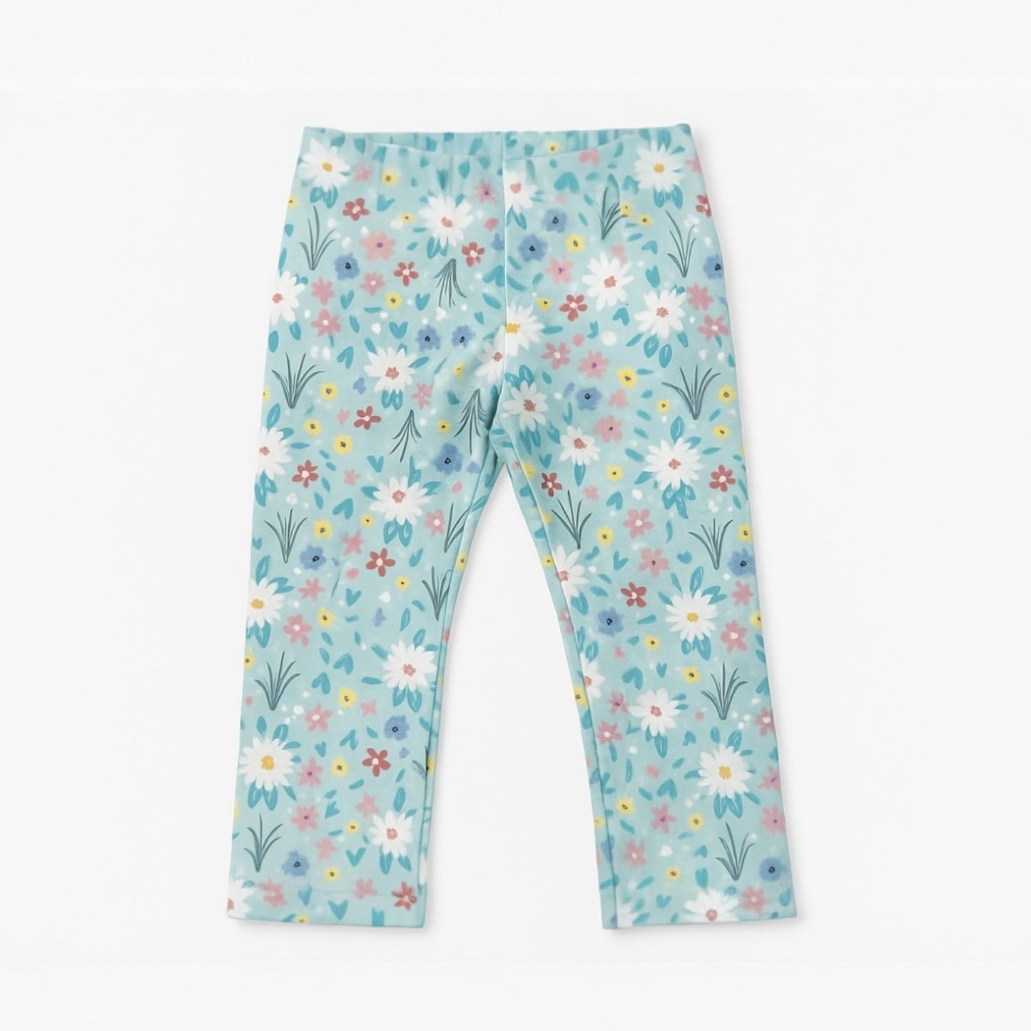 Floral canton tights