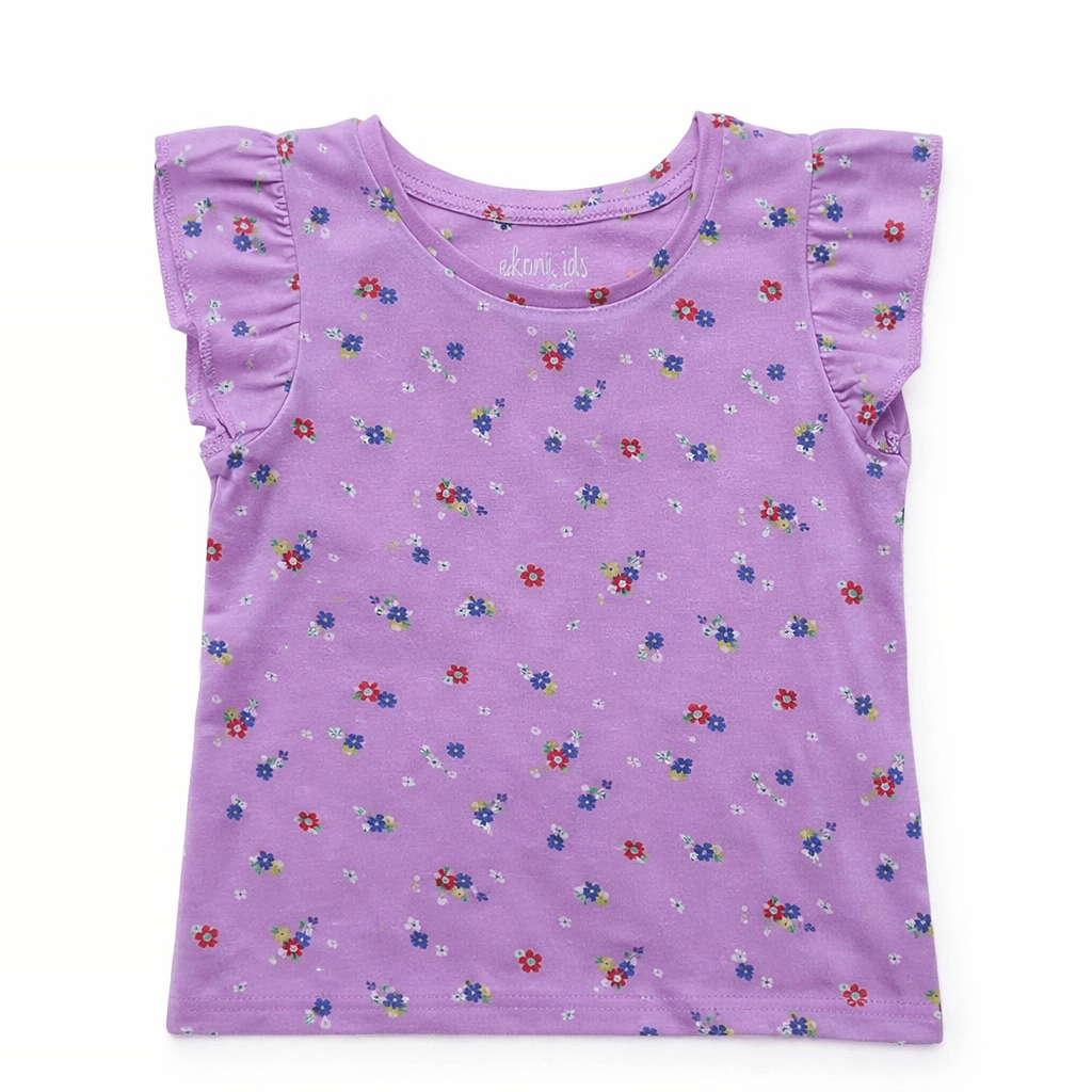 FLORAL ALLOVER PINK T-SHIRT