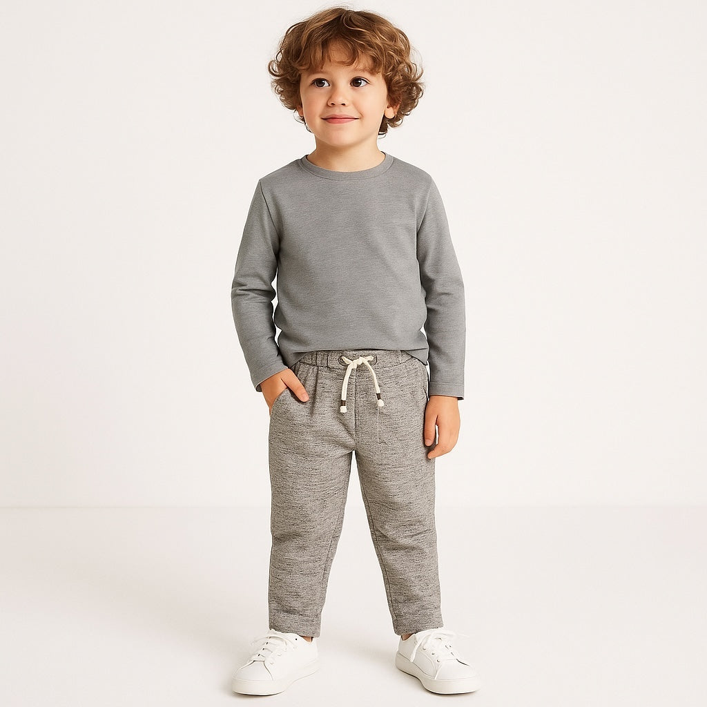 Grey lining summer trouser