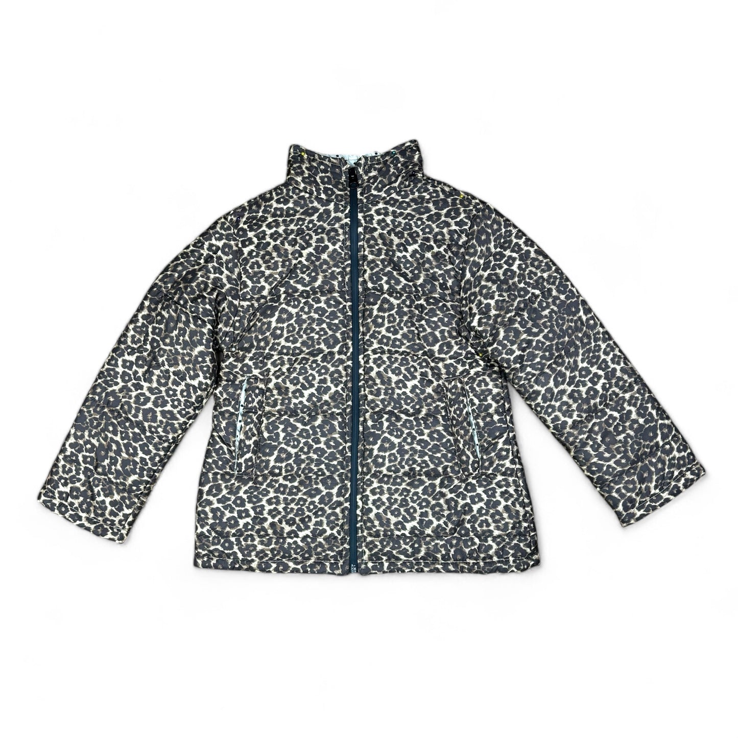 LEOPARD PRINT PUFFER JACKET
