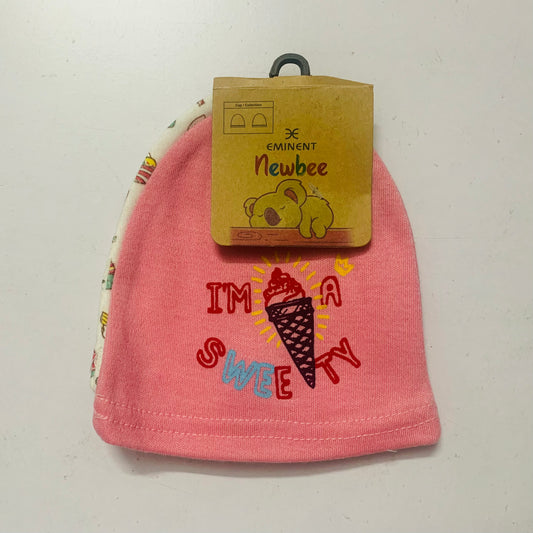 Sweety infant caps 2pc pack