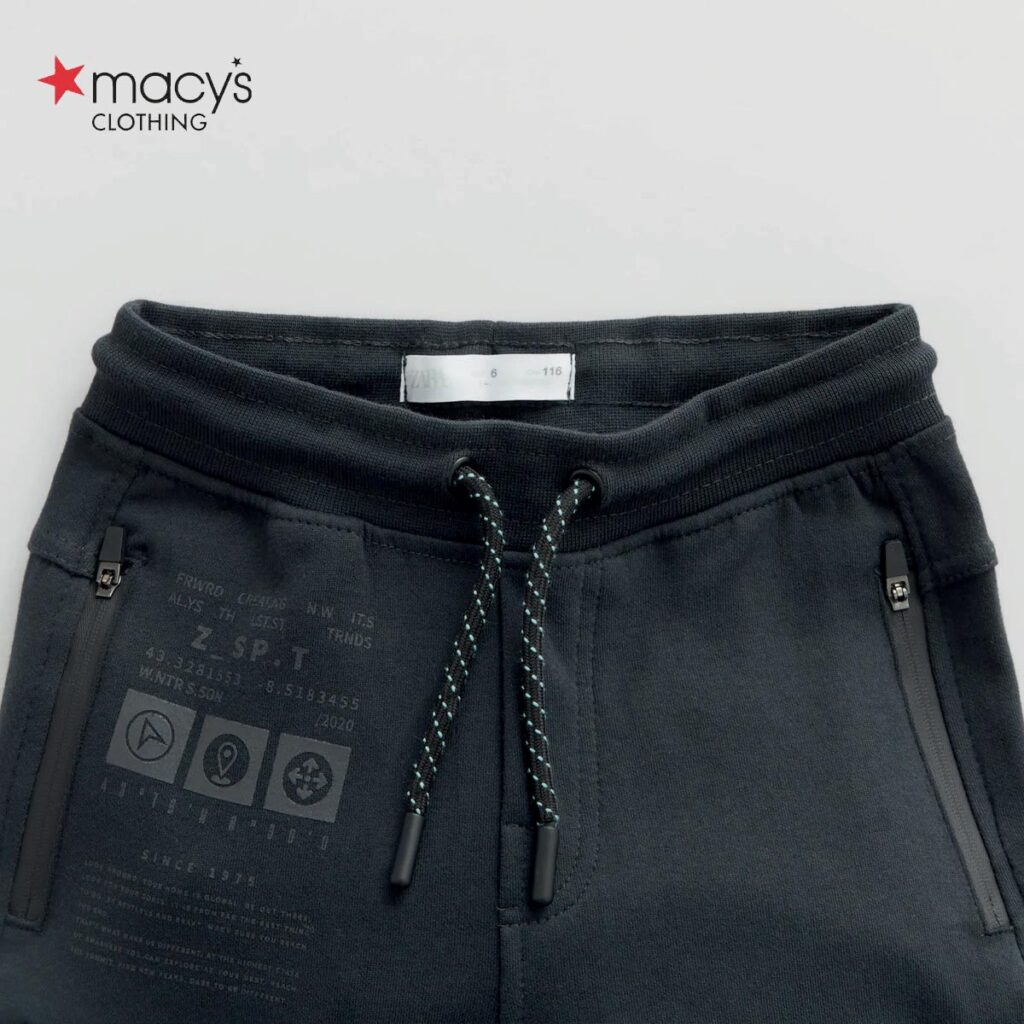 ZIPPER STRECH FABRIC TROUSER