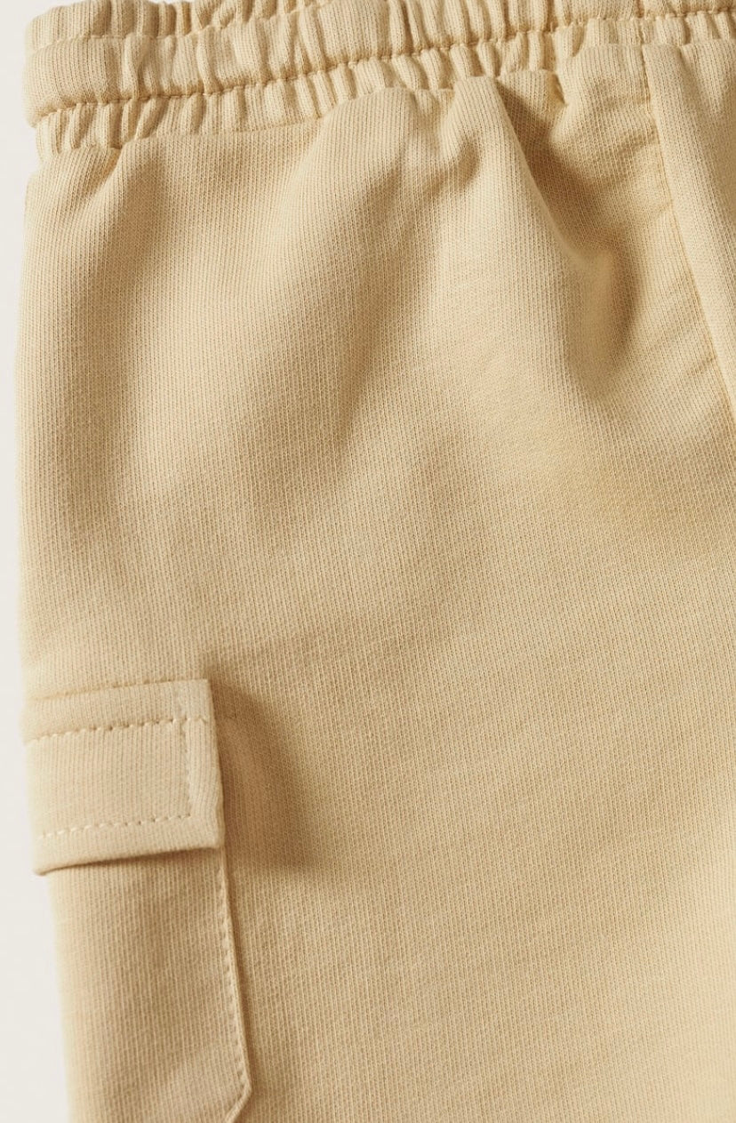 Beige 6 Six Pocket Shorts