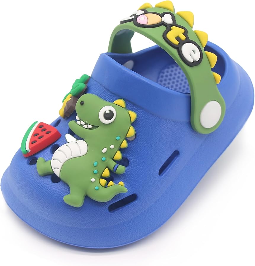 DINOSAUR STYLE CLOG SHOES BLUE