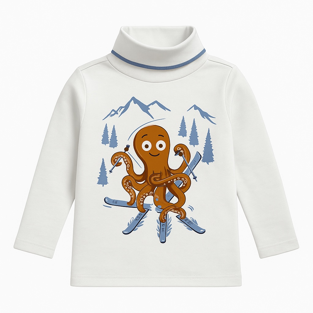 OCTOPUS PRINT HIGH NECK