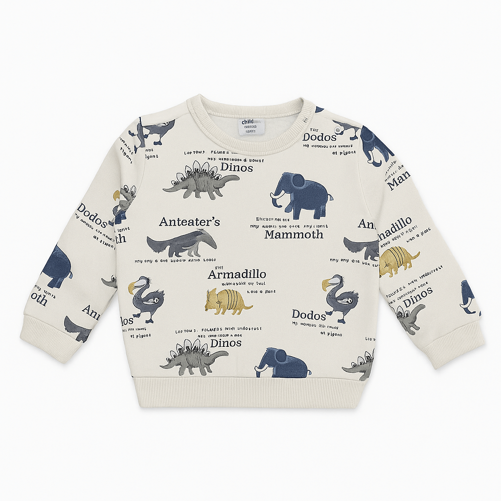 DINO KNOWLEDGE SWEATSHIRT
