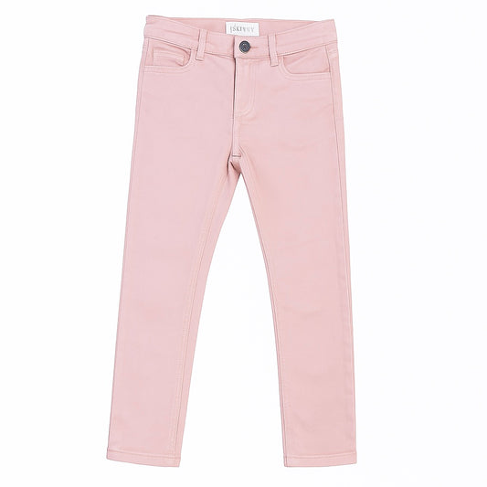 Baby Pink Cotton Pants