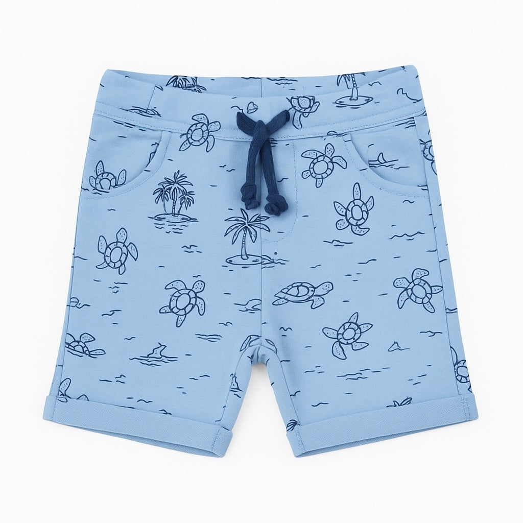 Turtle Print Shorts