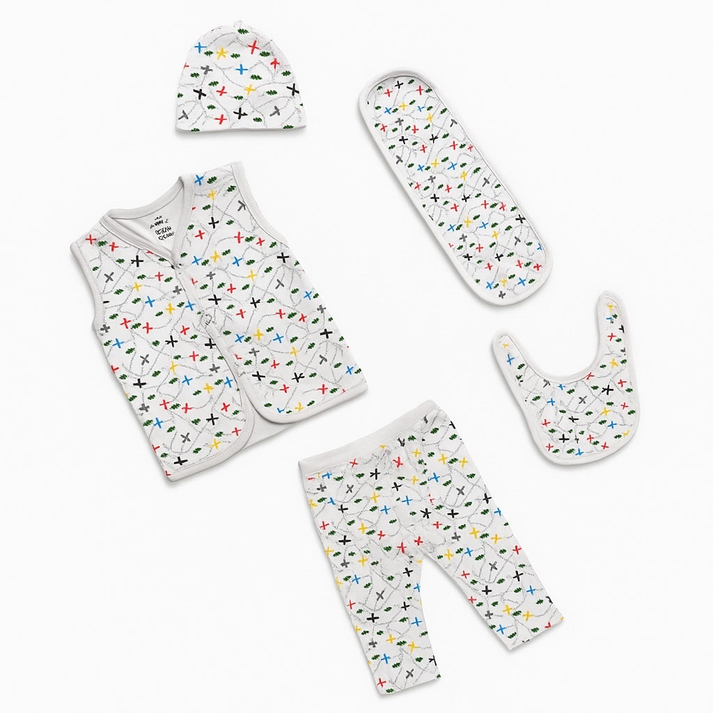 AEROPLANES 5pc SET WITH BURP