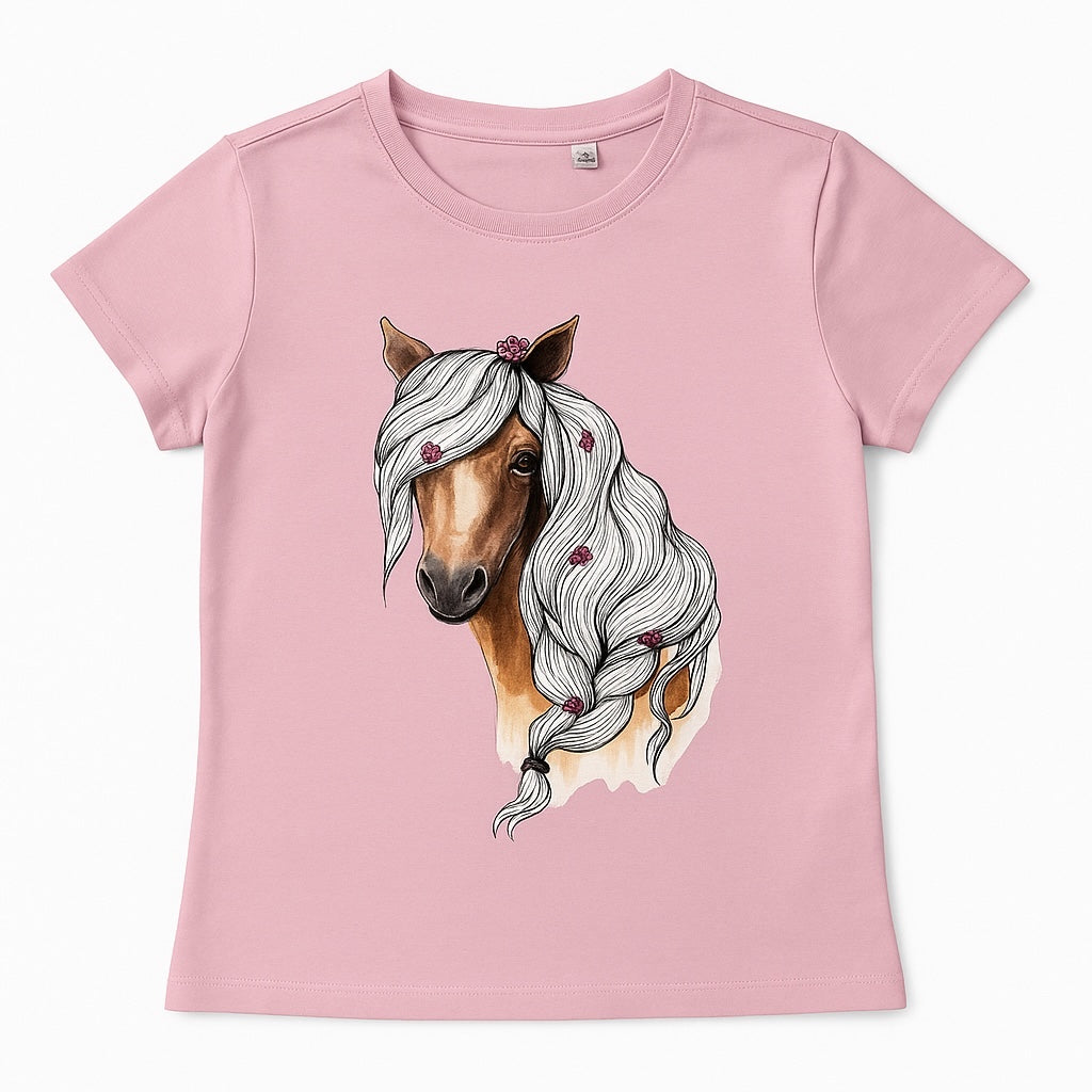 PINK PRINTED T-SHIRT