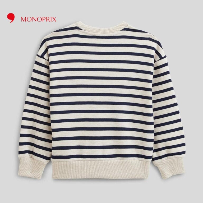 FEELING GOOD STRIPE SWEATSHIRT