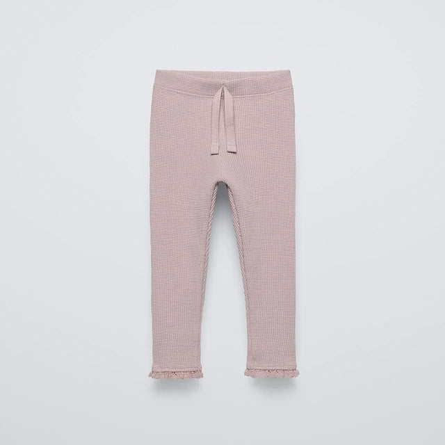 LIGHT BROWN WEAVE LEGGING