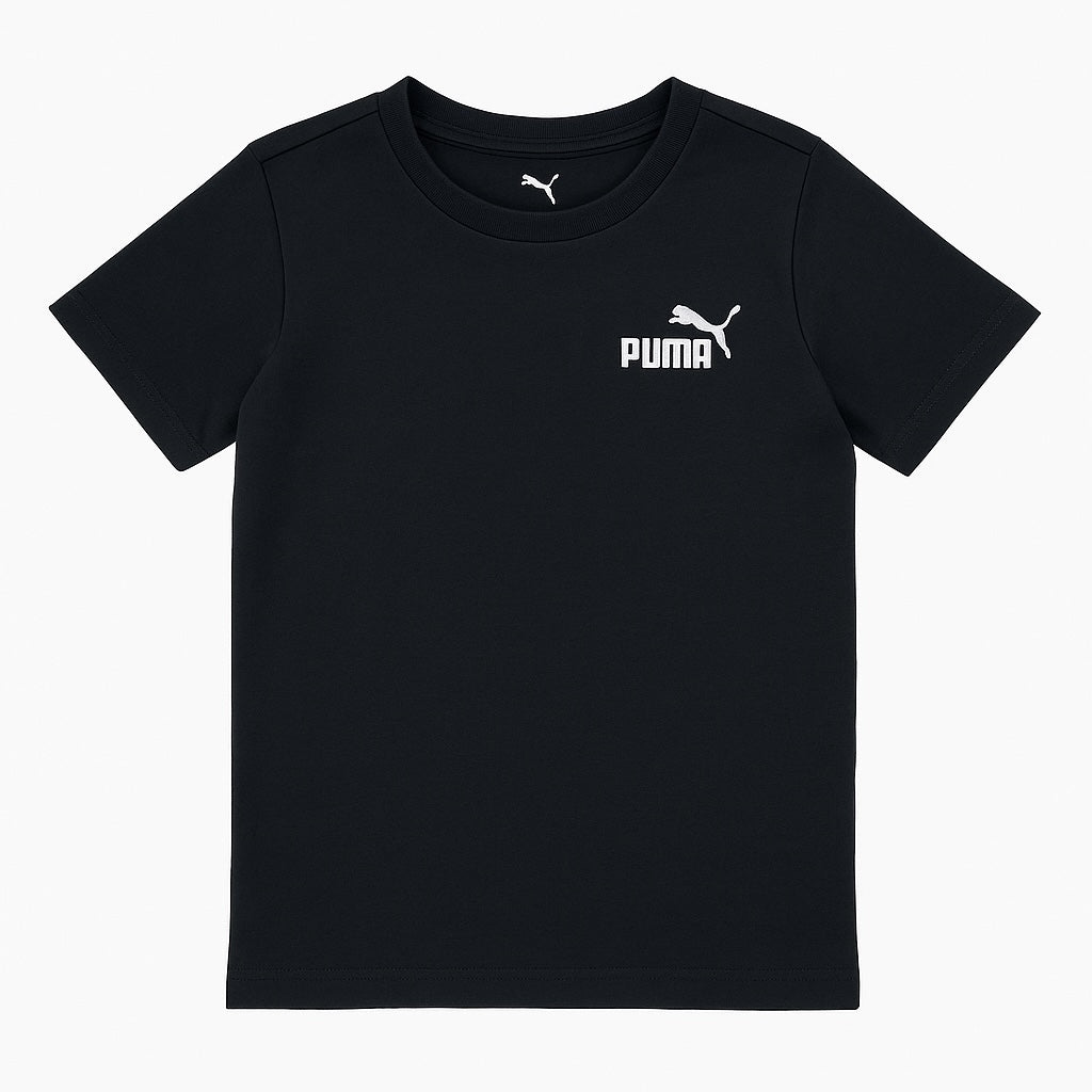 P BLACK EMBROIDERY T-SHIRT