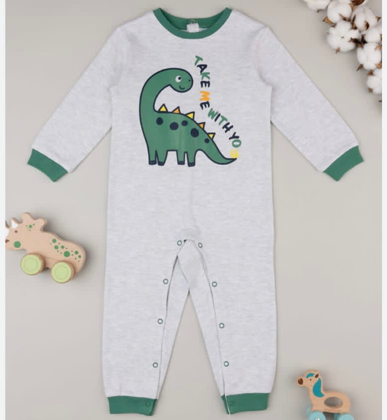 Dino Rompers That Roar with Style and Comfort