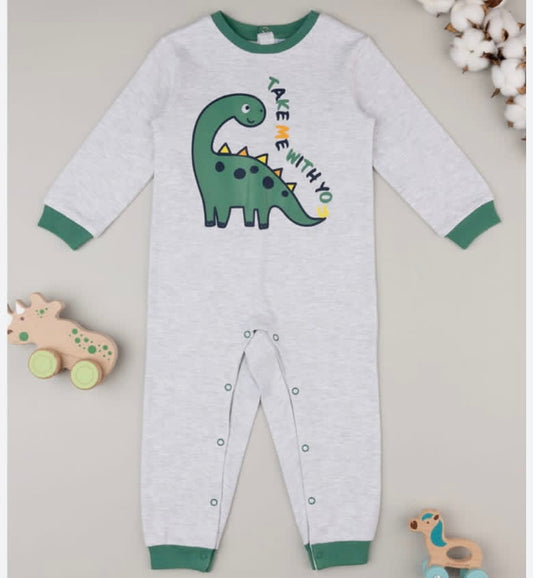 Dino Rompers That Roar with Style and Comfort
