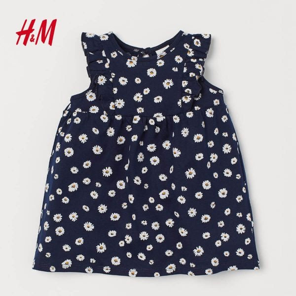 Sunflower blue frock