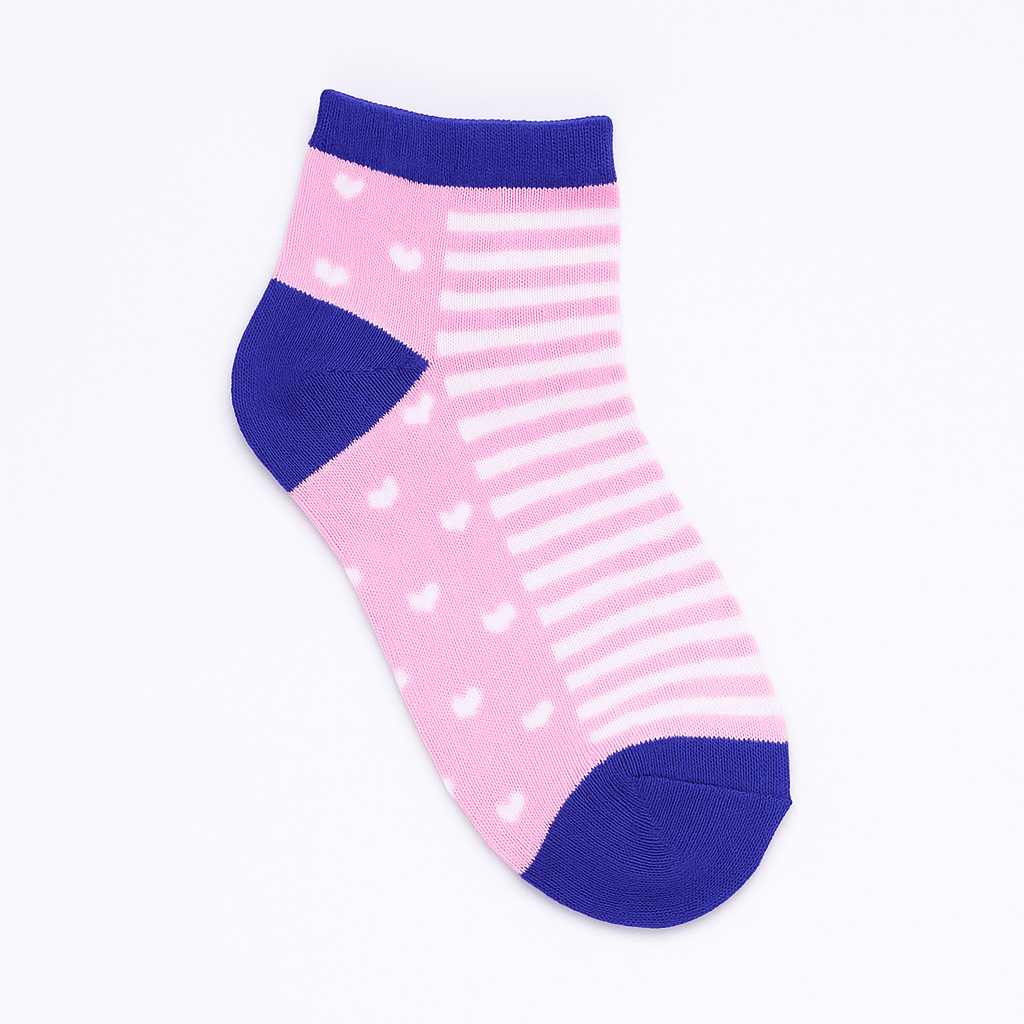 STRIPE HEARTS SOCKS