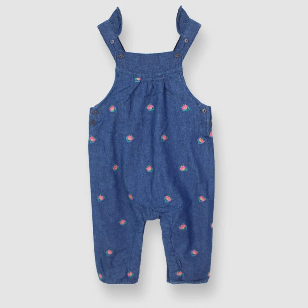 Floral DENIM DUNGAREE