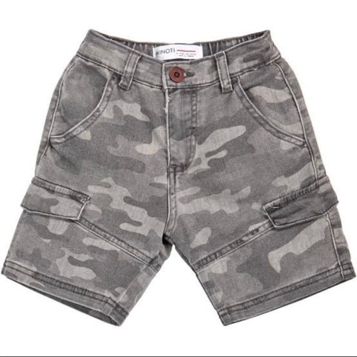 MINO CAMOUFLAGE SHORTS GREY