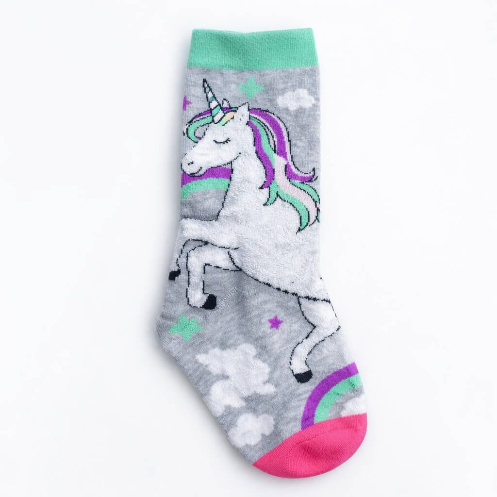 UNICORN APPLIQUE SOCKS