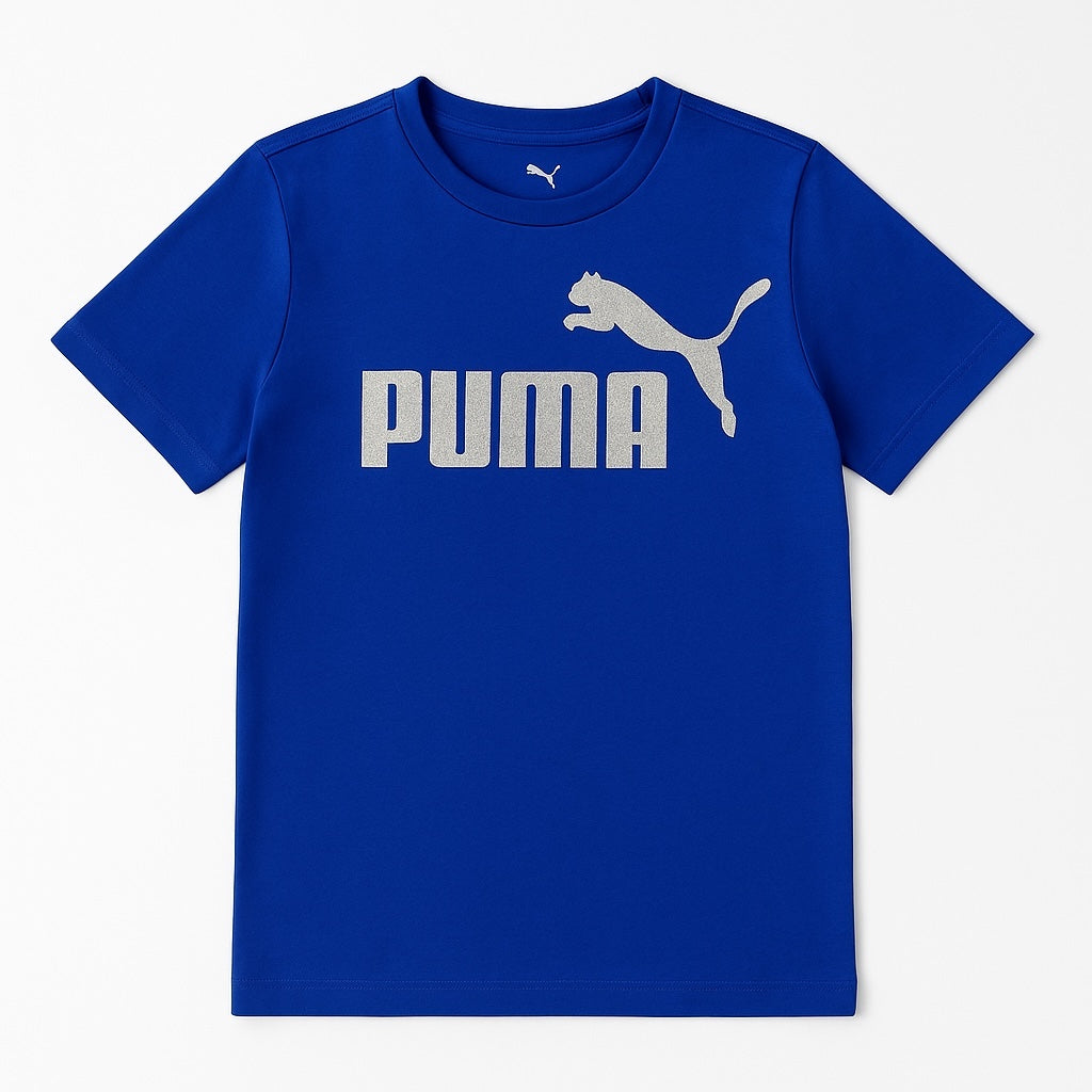 P ROYAL BLUE SHINE PRINT T-SHIRT