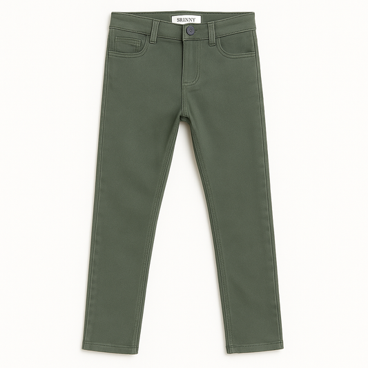Cotton Pant Olive Green