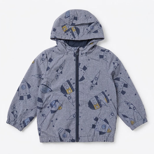 SPACE THEME HOODED JACKET