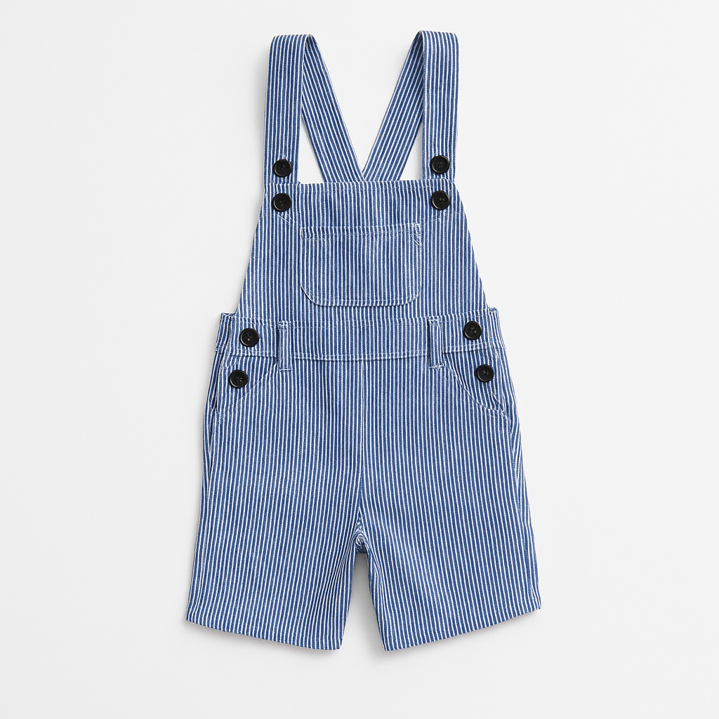 STRIPED OVERALLS DUNGAREE