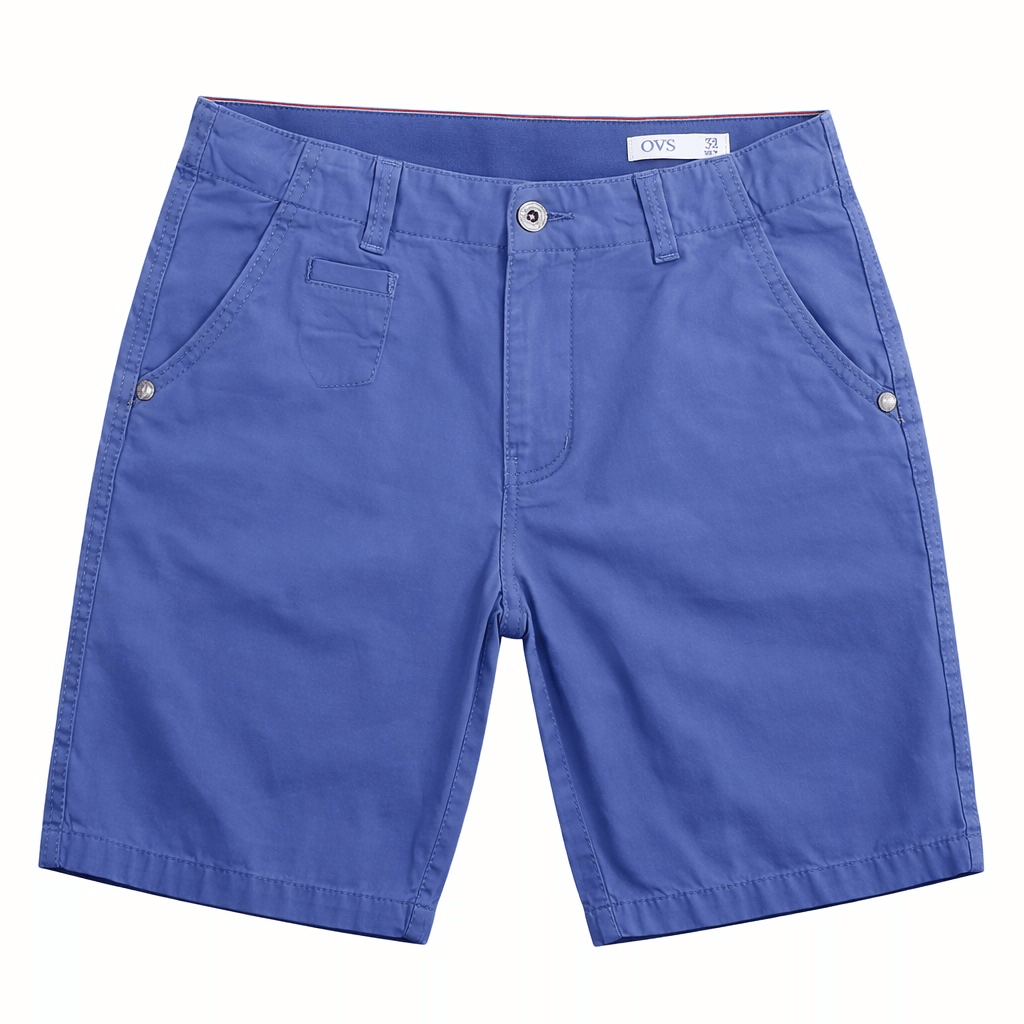 BLUE COTTON SHORTS