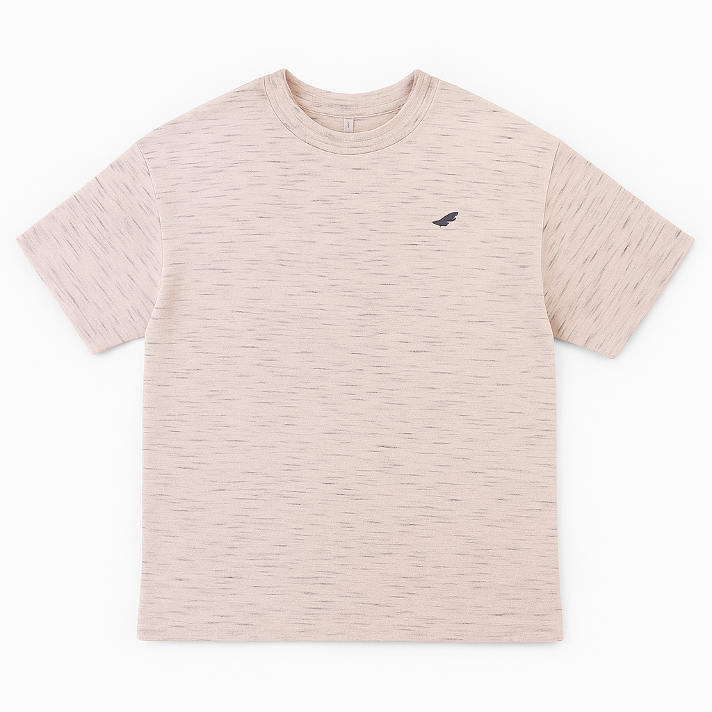 SKATEBOARD APPLIQUE DROP SHOULDER T-SHIRT