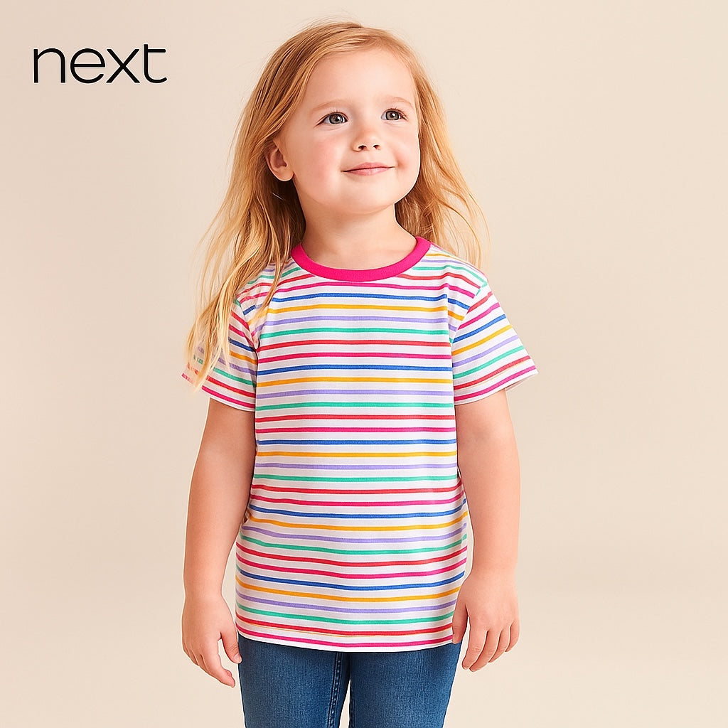 N multicolour stripe t-shirt