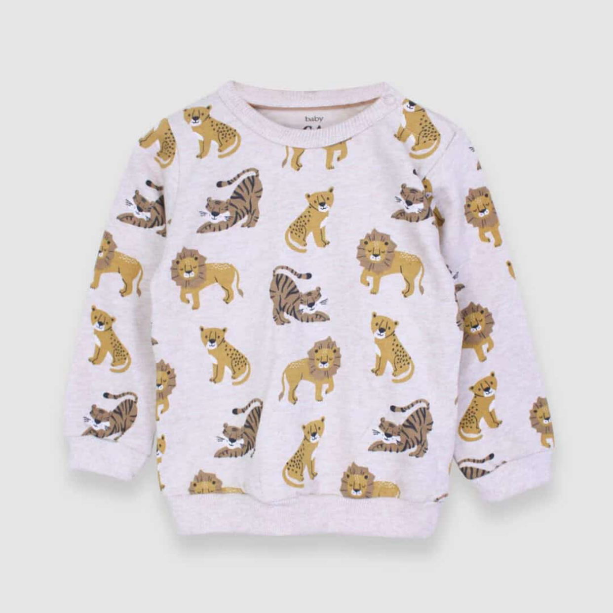 LION PRINT SWEATSHIRT