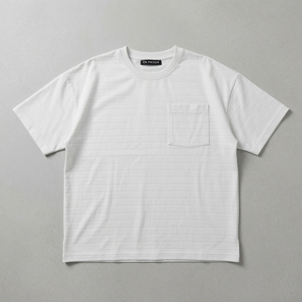 POCKET STYLE DROP SHOULDER T-SHIRT