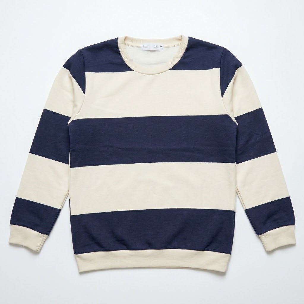 BLUE STRIPS SWEATSHIRT