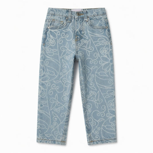 STONEWASH BLUE DENIM PANT