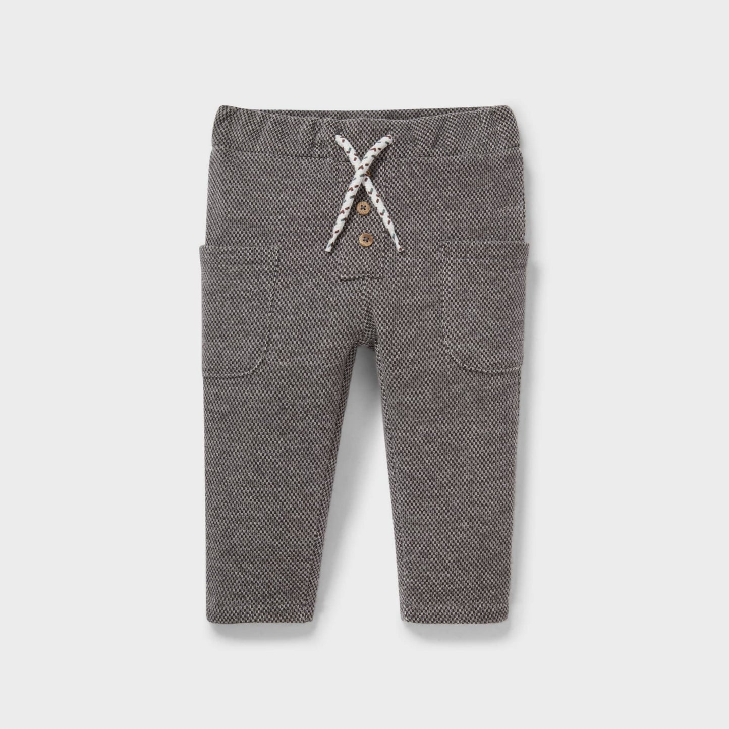 CHECK GREY TROUSER