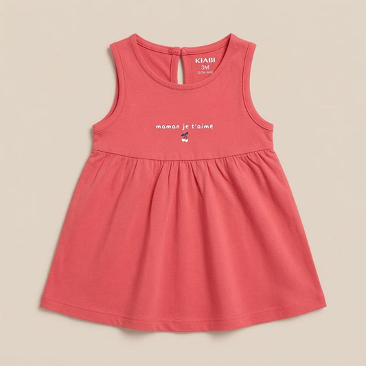 PINK PRINTED FROCK