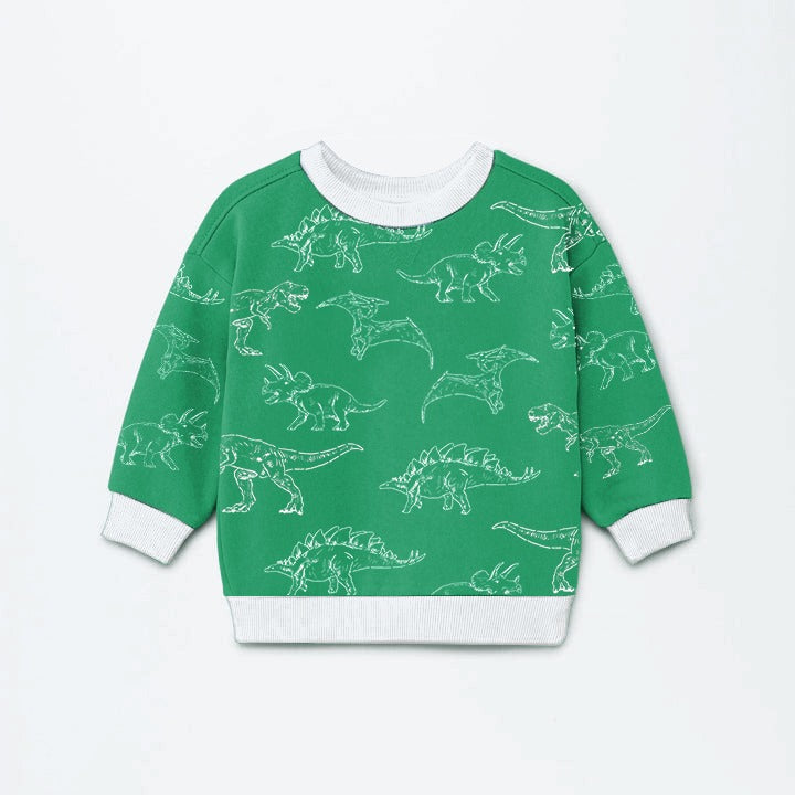 DINO PRINTED SWEATSHIRT