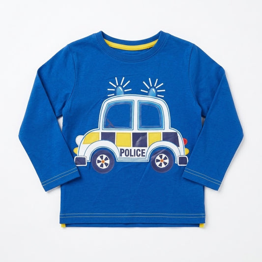 POLICE PRINT T-SHIRT