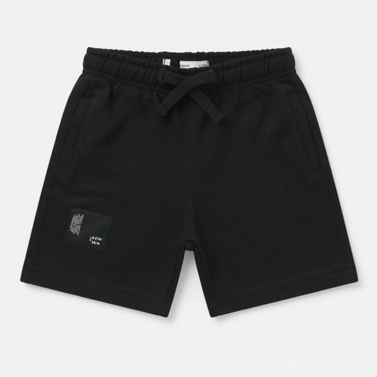 BLACK TERRY SHORTS