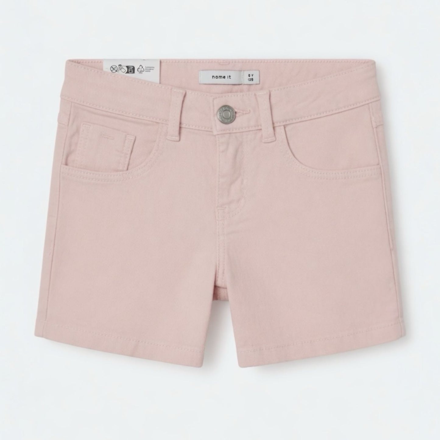 PINK DENIM SHORTS