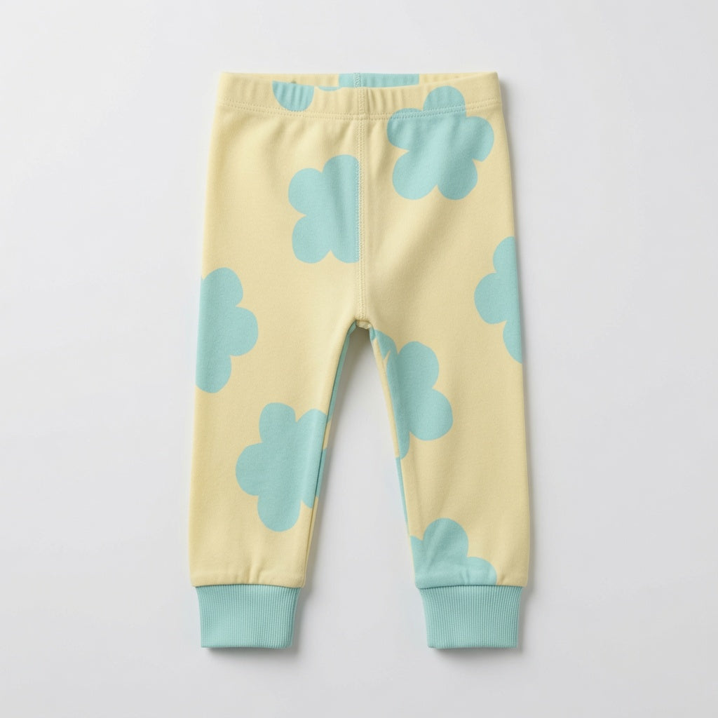 FLORAL YELLOW SUMMER TROUSER