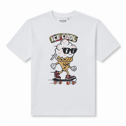ICE COOL WHITE T-SHIRT