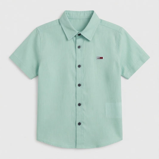 LIGHT GREEN CASUAL SHIRT