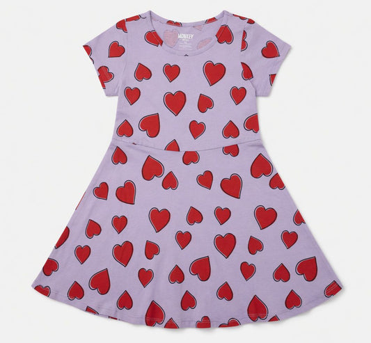 ALL-OVER HEARTS FROCK