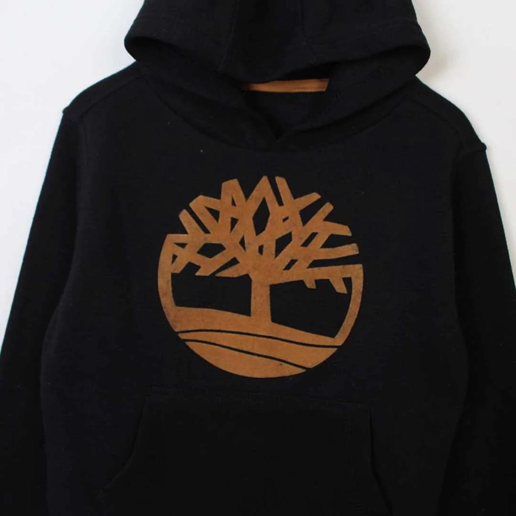 BLACK PRINTED HOOD
