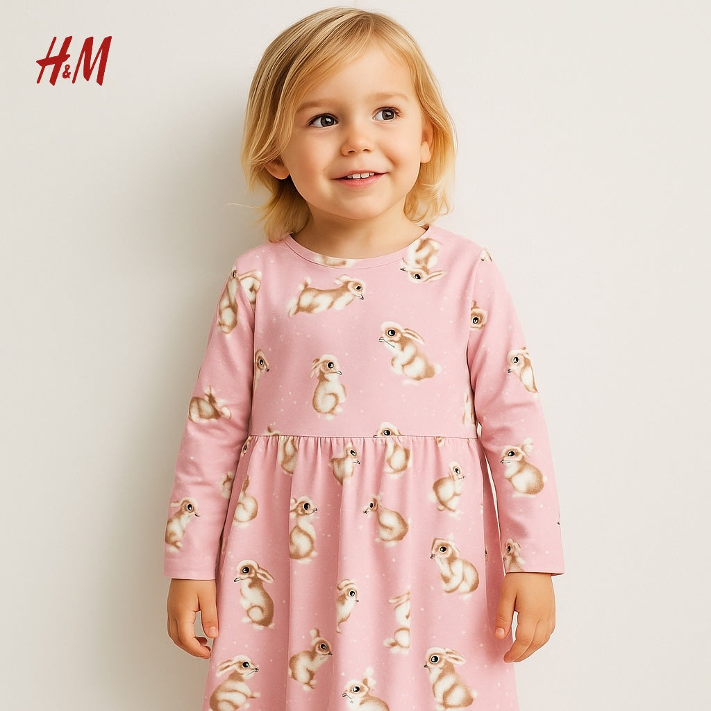 RABBIT BABY PINK FROCK
