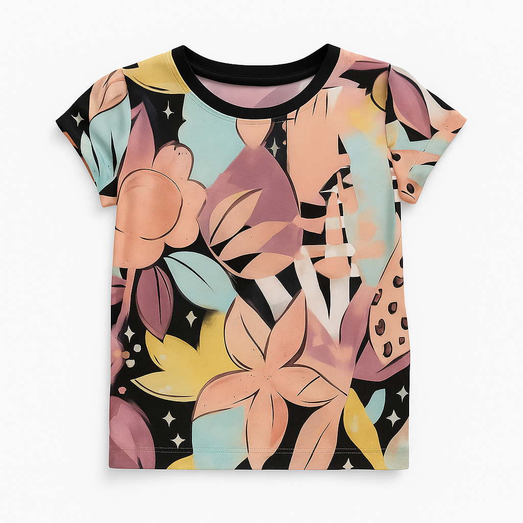 Tropical floral t-shirt