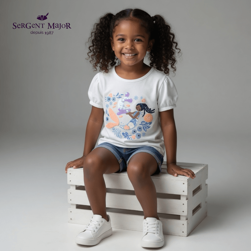 LIGHT CANTON MERMAID SEQUENCE T-SHIRT