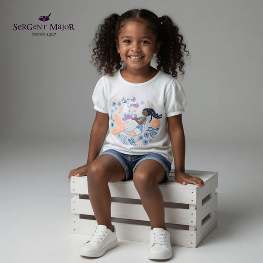 LIGHT CANTON MERMAID SEQUENCE T-SHIRT